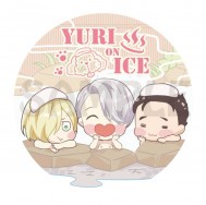 【YURI!!!on ICE】烏托邦溫泉組 圓鏡梳
