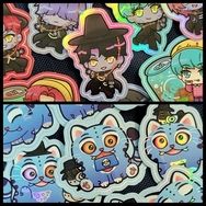 【KPop獵魔女團】局部鐳射貼紙 Saja Boys / Derpy & Sussie