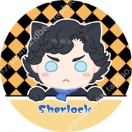 BBC 神探夏洛克 Sherlock 福爾摩斯 卷福和華生大徽章 共二款