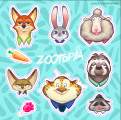 Zootopia貼紙