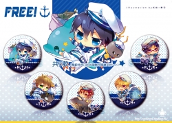 ◆FREE! 水手服系列- 5.8徽章- 共5款 (僅剩2款)◆