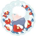 夏五 雪輪 五条款 星空板壓克力吊飾 附票根貼紙