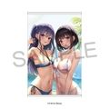 かるたも《色情的小肚肚觀察記。腹部X泳裝》12色極彩油畫布掛軸