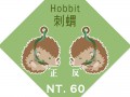 The Hobbit-比爾博刺蝟吊飾
