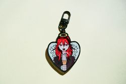 【鏈鋸人】天使惡魔吃冰紅色壓克力吊飾