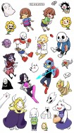 undertale 全員推廣向貼紙