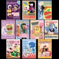 【Steven Universe/史帝芬宇宙】SU角色吃貨 A6明信片