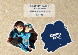 Gravity falls 反轉雙子透明壓克力吊飾