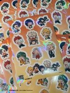 【我的英雄學院】文化祭 虹光刀模貼紙