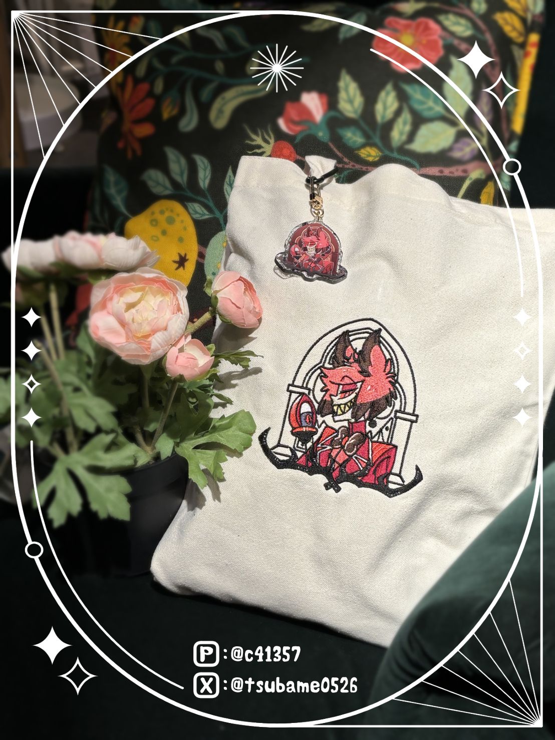 刺繡托特包