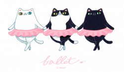 芭蕾貓咪 紙膠帶