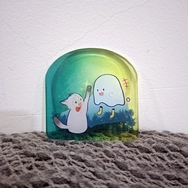 【萬家箱/非官方同人二創】《陽明山看星星》瓦＆貓壓克力別針