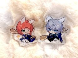 ◆合奏明星／あんスタ／偶像夢幻祭◆ 月永雷歐  / 瀨名泉 厚壓克力 飯友壓克力 兔耳Ver.第5彈