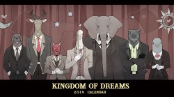 Kingdom of Dreams 2019 桌曆