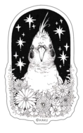 原創：太陽鳥雷射貼紙