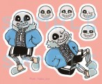 【Undertale】Sans 貼紙