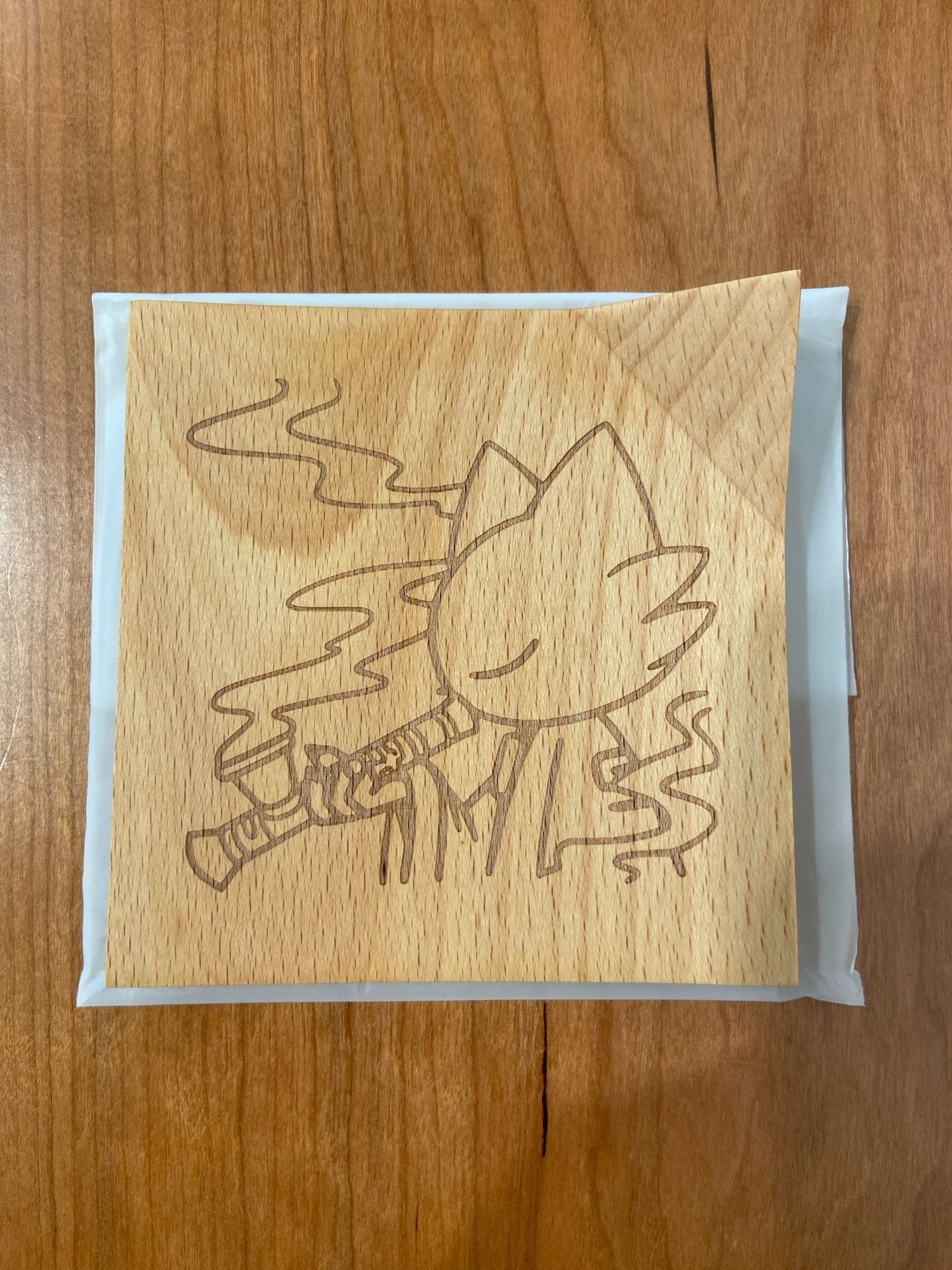 九日 － 羿 木頭杯墊