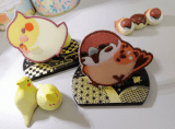 鳥鳥刺繡燙片