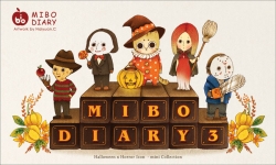 MIBO DIARY 咪寶日記手繪風明信片套組