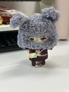 指娃絨毛頭套(小狼造型)