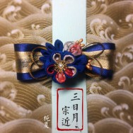 刀劍亂舞印象髮飾─細工花髮夾(三日月宗近、鶴丸國永款)