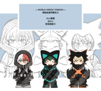 WORLD HEROS’ MISSION 原點組星閃壓克力