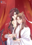 天官賜福 花憐 極樂賭坊 (無料交換)明信片