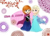 【Frozen】Elsa & Anna 明信片