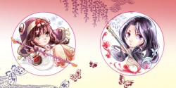 劍網三Q板胸章(萬花/丐蘿)