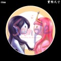 Marceline & Bubblegum胸章(瑪瑟琳&泡泡糖公主)