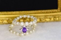 雙層手鍊－紫水晶