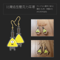 Gravity Falls Bill Cipher 壓克力耳環 耳夾