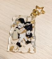 金銀箔雙子壓克力吊飾