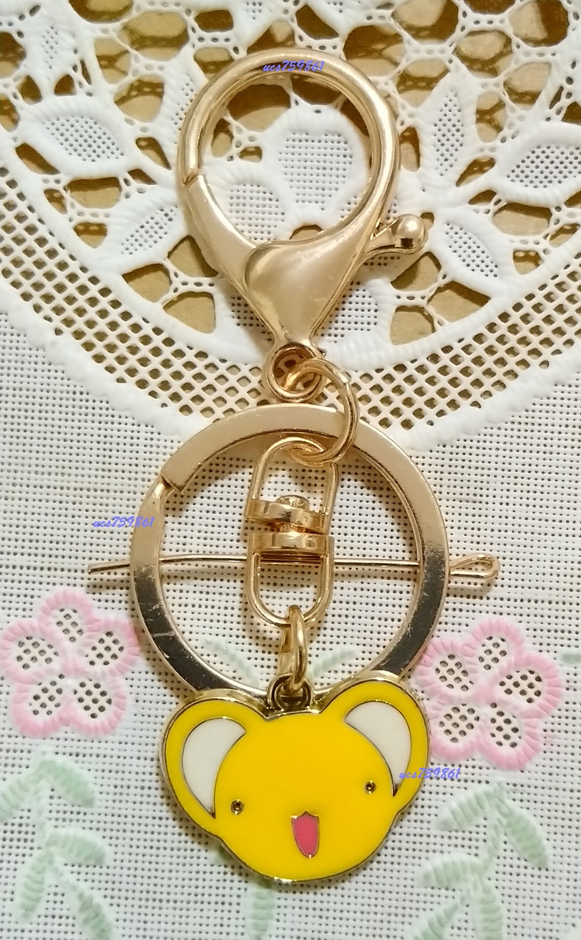 庫洛魔法使-衍生印象手作符號形象龍蝦扣&掛件鑰匙圈