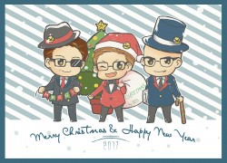 [CWT47]Kingsman聖誕卡片[無料]