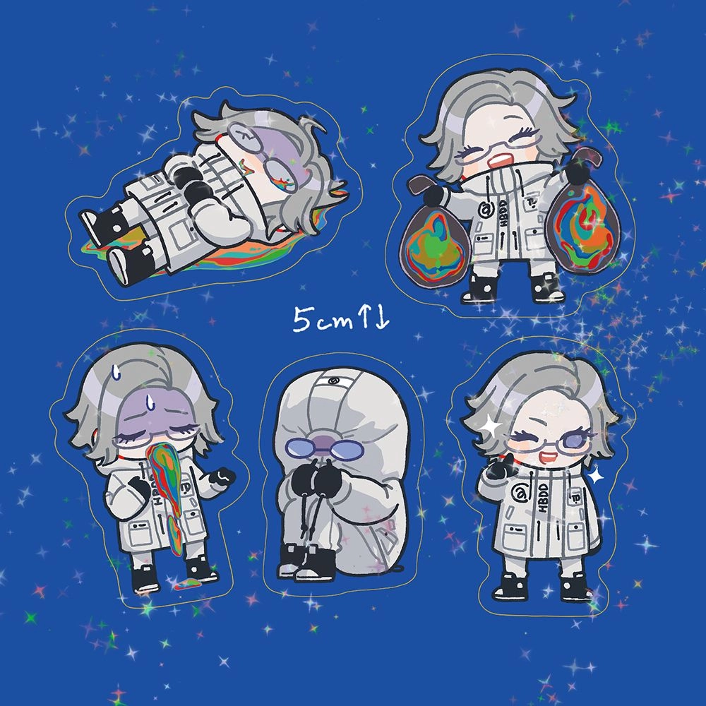 ~Disgusted Eitos~噁心蒼月衛人貼紙組