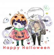 東京喰種  Hello Halloween!!月金貼紙（萬聖節款）