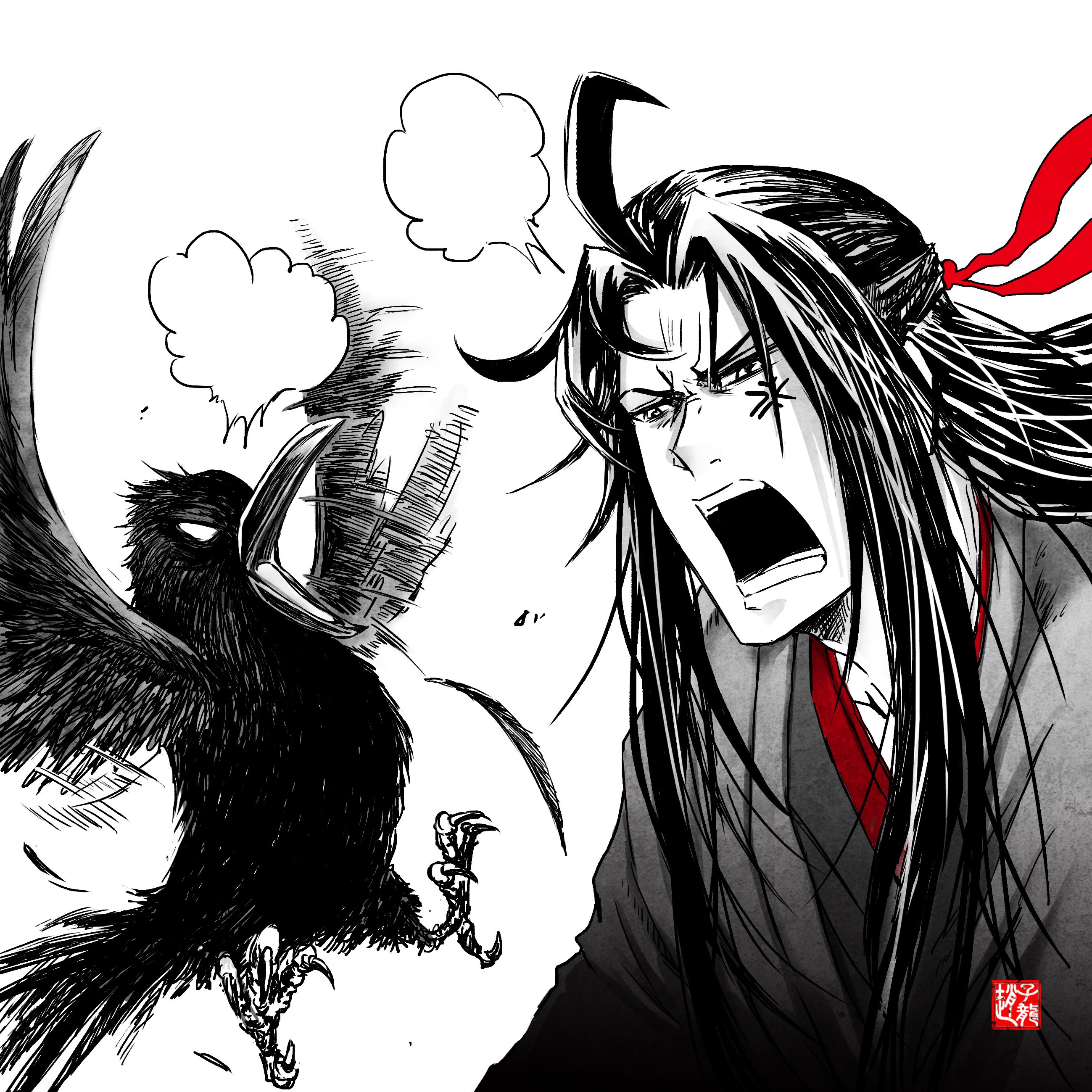 魔道祖師_老祖和烏鴨吵架