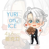 Yuri!!! on ICE 臉紅紅~維克托吊飾