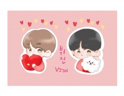 BTS VJIN 明信片