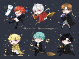 【Mystic Messenger 同人】HP paro 無刀膜燙金貼紙