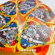 〖JOJO〗SBR披薩盒吊飾