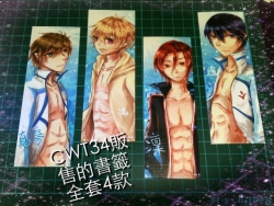 Free!書籤(真琴，渚，遙，凜)CWT34