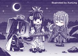 【東離劍遊紀】Q版 殤不患、睦天命、浪巫謠、聆牙
