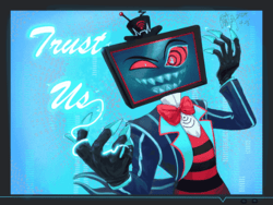 Hazbin hotel 地獄客棧Vox卡片