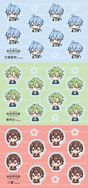 【新世界狂歡】八雲、奧利文、艾德蒙特半斷貼紙