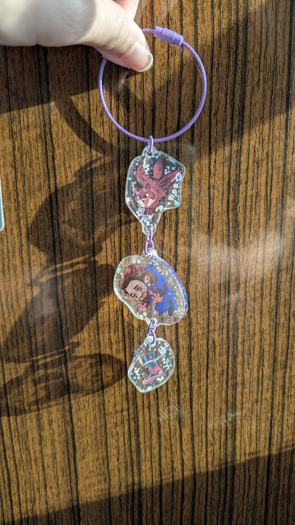 蓋爾想吃魔法靴子壓克力吊飾