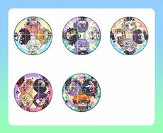 【彩虹社JP組】58MM星星膜胸章