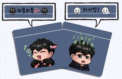 【PLAVE】Hamin貓貓彈片收納包