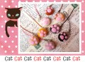 軟綿綿超可愛羊毛氈-貓肉球/貓掌/貓咪手(手機吊飾、耳機塞、8色)